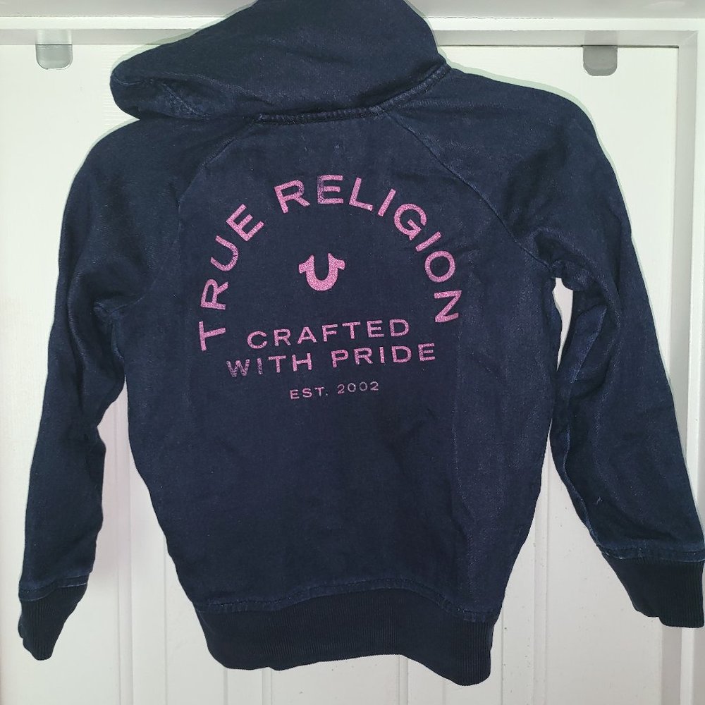 True Religion Denim Hoodie and Pant Girls Size 5